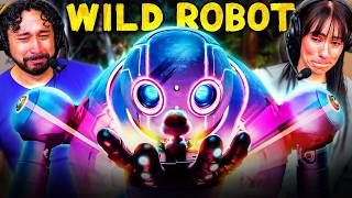 THE WILD ROBOT HAD US BAWLING MOVIE REACTION Dreamworks Animation  Full Review  Lupita Nyongo [upl. by Oeht]