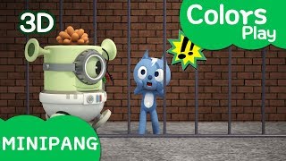 Learn colors with Miniforce  Colors Play  Prison Escape  MiniPang TV Colors Play [upl. by Eiclek]