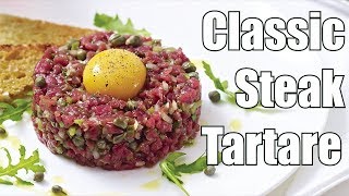 Classic Steak Tartare Recipe [upl. by Maddie379]