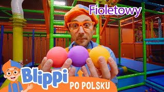 Kształty i kolory na sali zabaw  Blippi po polsku  Nauka i zabawa dla dzieci [upl. by Barbee]