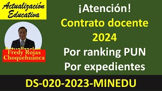 Contrato docente 2024 [upl. by Aisatsana285]