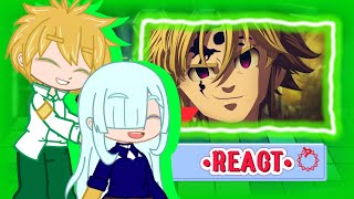 ðŸŒŠÂ° 7 Pecados capitais reagindo ao rap do Meliodas  7mz  nnt Gc Â° ðŸŒŠ [upl. by Assenal]