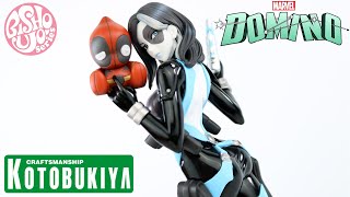 Bishoujo DOMINÓ Marvel Comics Kotobukiya  Review estátua  Toys e Travels [upl. by Troc976]