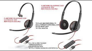 Plantronics Headphones C3220 and C3210 [upl. by Fonseca]