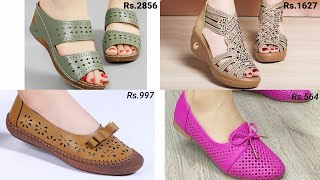 DIFFERENT FOOTWEAR DESIGN LADIES SANDAL DESIGN BEST SHOES COLLECTION [upl. by Everick]