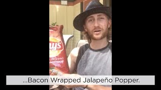 Guest Review  Nate  Lays Bacon Wrapped Jalapeño Popper [upl. by Jordon]