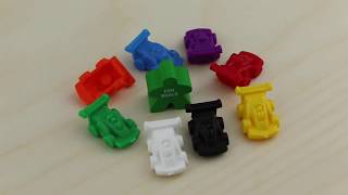 Race Car  Board Game Pieces from The Game Crafter [upl. by Gerius]