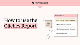 How to use the Cliches Report [upl. by Aohsoj]