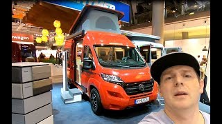 Hymer Ayers Rock Hymercar Camper Van new model Fiat Ducato walkaround and interior K0237 [upl. by Alam953]