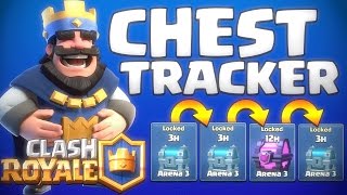 Clash Royale Chest Tracker  Clash Royale Chest Pattern Revealed [upl. by Gnehc]