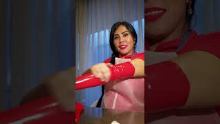 ASMR  Long Latex Gloves Part 2 [upl. by Bidget]