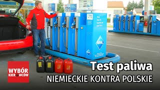 Test – paliwa niemieckie kontra polskie – Test PL [upl. by Ehtnax]