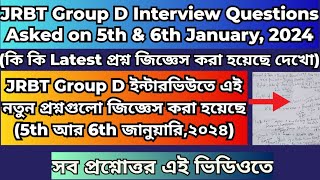 JRBT GroupD Interview Question amp Answer of 5th amp 6th January2023jrbtgroupdquestionjrbtgroupdjrbt [upl. by Donadee779]