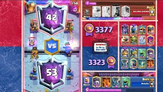 GRAVEYARD POISON VS MORTAR BAIT clashroyale [upl. by Tireb]