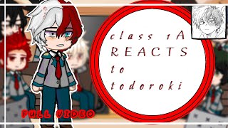 MHA Class 1a reacts to shoto todoroki  angst  pt1  glitched out  todoroki birthday special🎉 [upl. by Annovoj]