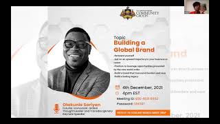 Building a Global Brand  with Mr OlaKunle Soriyan [upl. by Noorah]