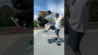 Bro cancelled my flip 🥲 skateboarding skate [upl. by Aynos]