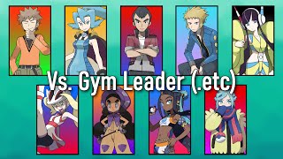 Pokémon Music  All Gym Leader etc Battle Themes from the Core Series [upl. by Obmar]