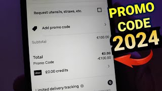 How I get €100 OFF with Uber Promo Code 2024  WORKING Uber Discount Codes for Free Rides [upl. by Eno]