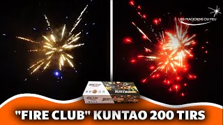 Feu dArtifice Automatique  Fire Club KUNTAO 200 tirs [upl. by Gherardo]