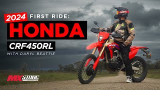 2024 CRF450RL with Daryl Beattie  Is this the ultimate Dual Sport Adventure Bike [upl. by Nennahs359]