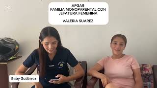 FAMILIA MONOPARENTAL CON JEFATURA FEMENINA  APGAR Y ECOMAPA CESPEDES  GUTIÉRREZ MATEUS [upl. by Ahtimat]