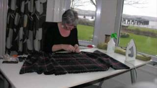 Kilt making in Dundee [upl. by Norvil423]