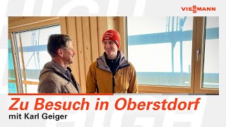 Zu Besuch in Oberstdorf  Karl Geiger [upl. by Hcnarb]