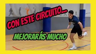 CIRCUITO mixto de BALÓN y FUERZA  Entrenamiento Fútbol Sala [upl. by Andromede]