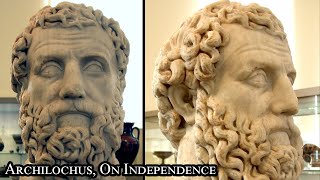 Archilochus On Independence in ancient Greek and English [upl. by Ydnec174]