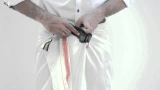 How To Drape a Dhoti  What The Hack  Myntra [upl. by Frear420]