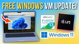 Running FREE Windows 11 ARM on Mac is now even EASIER VMware Fusion 1351 [upl. by Landbert768]