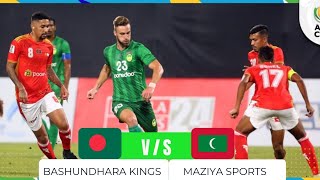 Bashundhara Kings🇧🇩 vs Maziya Sports🇲🇻 Full Match Vlog [upl. by Zalucki]