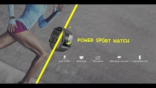 iWOWNFit P1 Pro Sports Watch Unboxing and Review [upl. by Assenna]