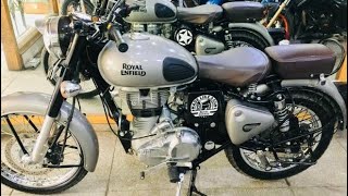 Royal  Enfield classic 350  abs  gunmetal grey  BS4  2018  review  in hindi [upl. by Smada]