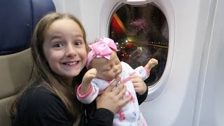 Reborn Dolls First Airplane Ride and Birthday Dress Reveal for Sophia Reborns [upl. by Curson]