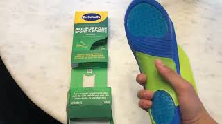 Dr Scholls Sport amp Fitness All Purpose Comfort InsolesMens 1 Pair Trim to Fit Inserts Review [upl. by Ahterahs]