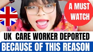 Breaking News UK Care Worker Deported Because Of This Mistake  Dont Fall A victim [upl. by Standice972]