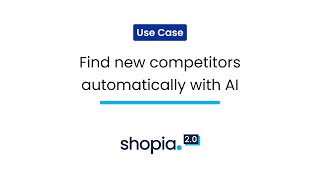 How To Do Competitor Research In Minutes Using Shopia [upl. by Aliekahs]