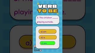 Verb to be education english quiz [upl. by Rayham]