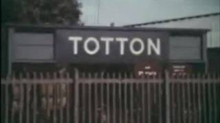 Totton Railway Station and Redbridge Flyover in the 1960s [upl. by Alrahs]