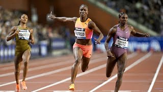 Julien Alfred Wins Womens 100m Final at Brussels Diamond League 2024 Allianz Memorial Van Damme [upl. by Htrag]