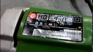 HITACHI 日立 LUTDM4 8mm電動螺絲攻牙機絞牙機探牙機 タッパ 20150226 宅爸詹姆士 [upl. by Eiclek]