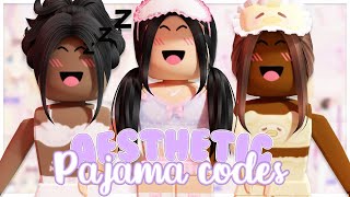 Aesthetic Pajamas Outfit Codes For Bloxburg  Roblox [upl. by Irot]