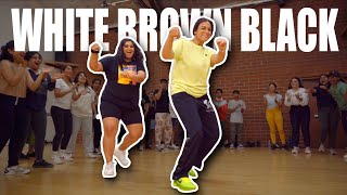 White Brown Black  Bhangra Funk Dance  Los Angeles Class   BFunk  Karan Aujla [upl. by Ab]