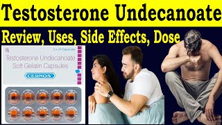 Testosterone Undecanoate Soft Gelstin Capsules 40 mg Review  Cernos capsule  Side Effects Uses [upl. by Sevein]