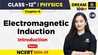 Class 12 Physics Ch 6  Electromagnetic Induction  Introduction  L30  Harshita Maam [upl. by Gaul]