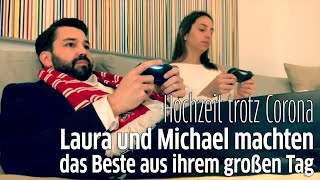 Köln Hochzeit trotz Corona  Brautpaar feiert völlig anders als geplant [upl. by Aketal]