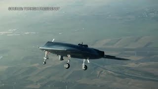 Turkey’s ANKA III Fighter Drone Makes Debut Flight [upl. by Alford]