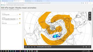 ECMWF 42 Day Forecast A CoolerWetter September [upl. by Ennej879]